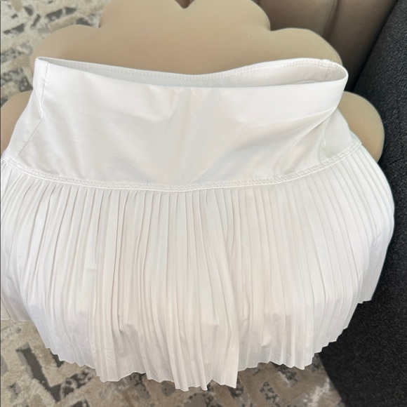 Lucky in Love Girl White Tennis Skirt - Picture 1 of 2